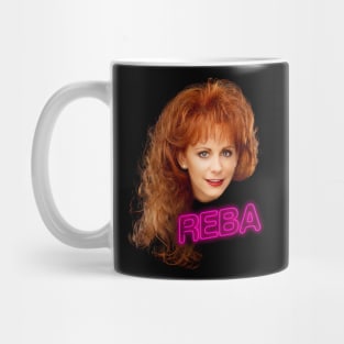 Reba // Neon-Style 80s Fan Design Mug